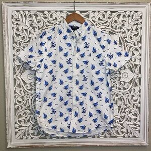 POLO Ralph Lauren Teddy bear sailboat button up XL 18-20 BNWOT